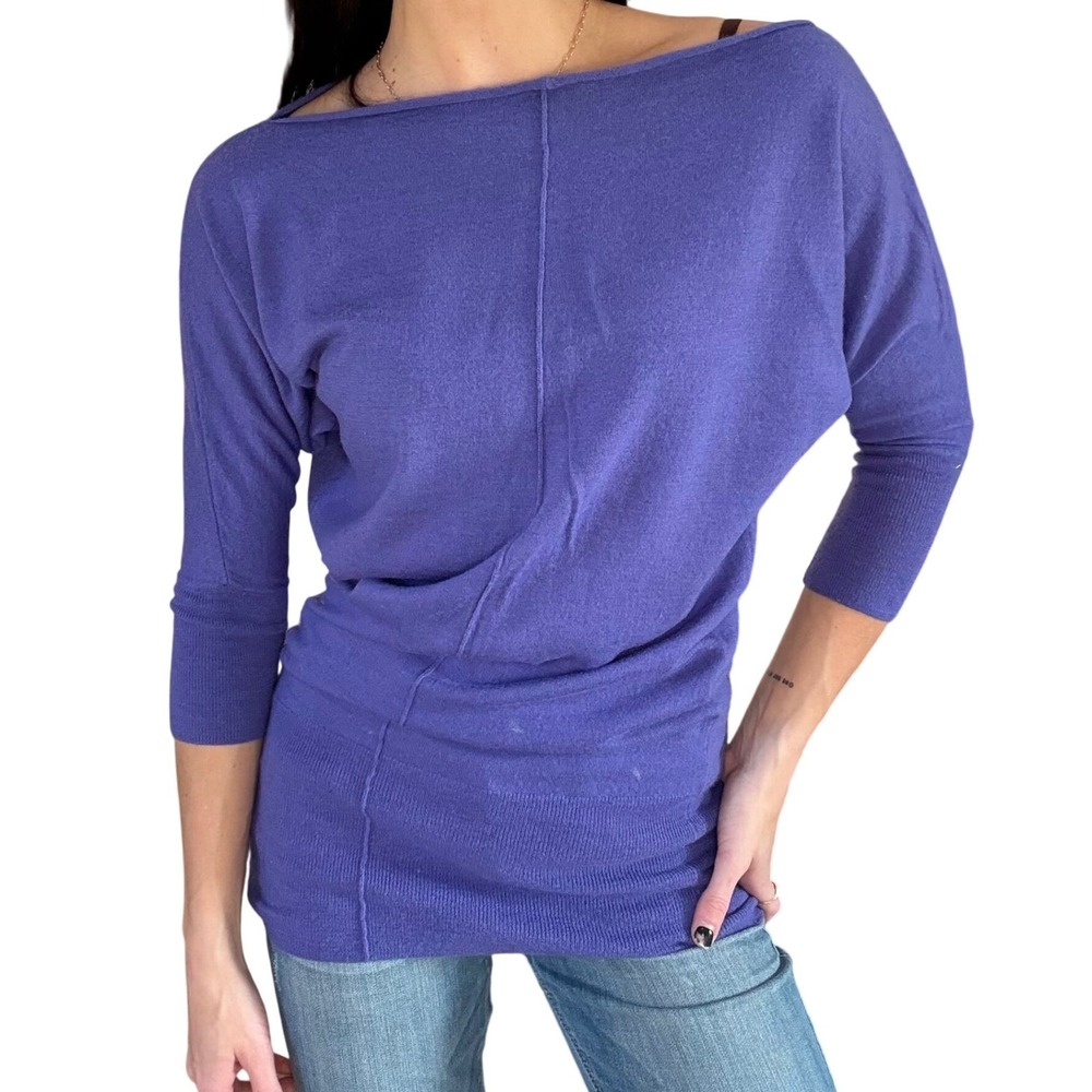 Community 100% Organic Merino Wool Boat Neck Dolman Sweater